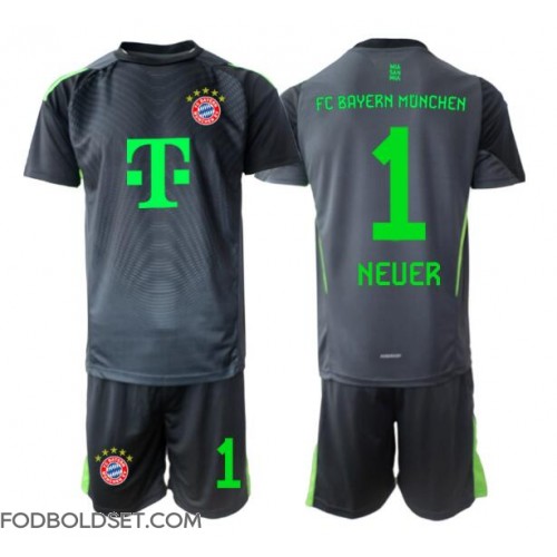 Bayern Munich Manuel Neuer #1 Målmand Udebane Trøje Børn 2025-26 Kortærmet (+ Korte bukser)